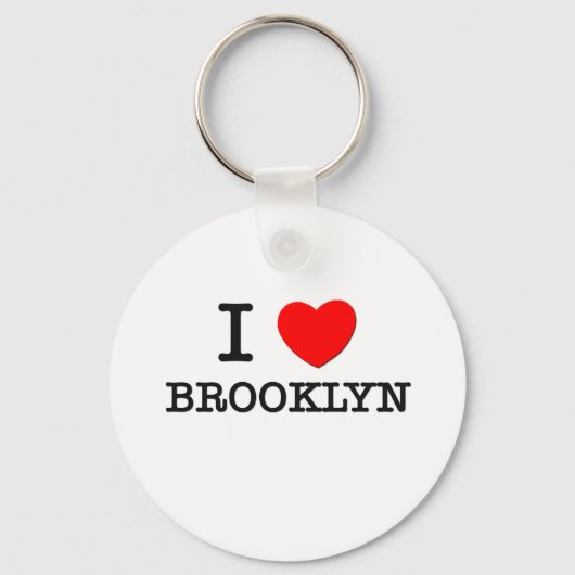 I Liebe Brooklyn Schlüsselanhänger (Vorderseite)