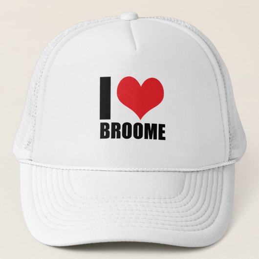 I Liebe Broome Truckerkappe (Vorderseite)