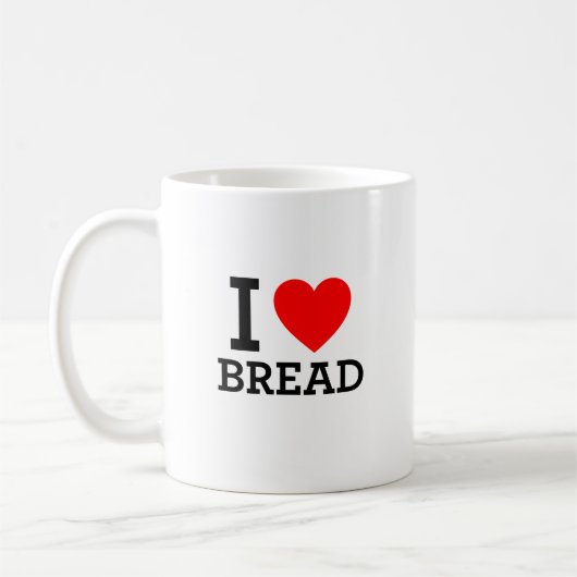 I Liebe Brot Kaffeetasse (Links)