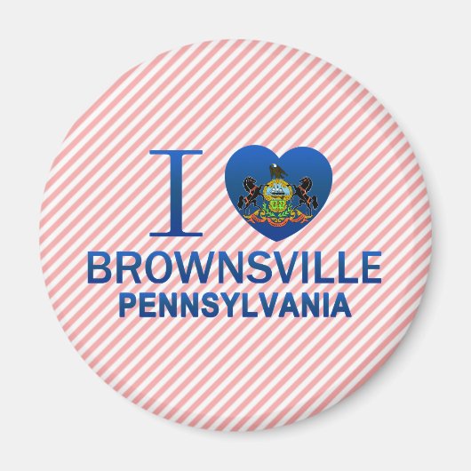 I Liebe Brownsville, PA Magnet (Vorne)