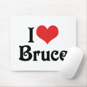 I Liebe Bruce Mousepad (Mit Mouse)