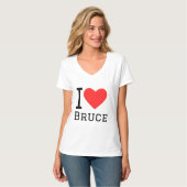 I Liebe Bruce T-Shirt (Vorderseite Vollansicht)