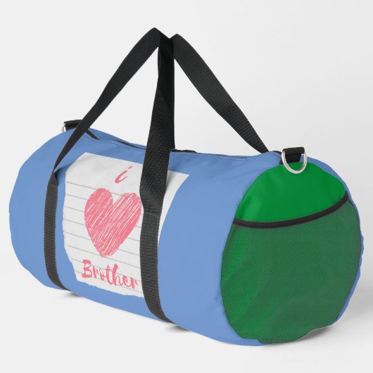 i Liebe Bruder Duffle Bag (Rechte Ecke)