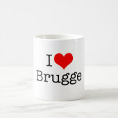 I Liebe Brügge Kaffeetasse (Mittel)