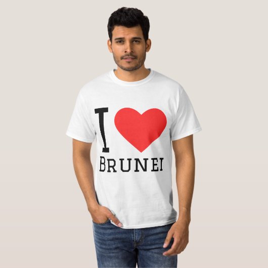 I Liebe Brunei T-Shirt (Vorne ganz)