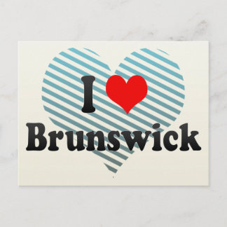 I Liebe Brunswick, Staaten Postkarte