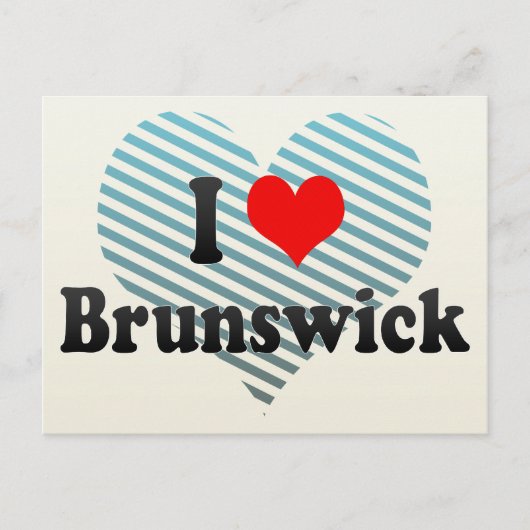 I Liebe Brunswick, Staaten Postkarte (Vorderseite)