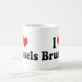 I Liebe Brüssel, Belgien Kaffeetasse (Mittel)
