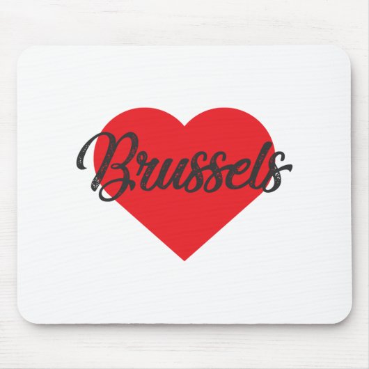 I Liebe Brüssel - Belgien Mousepad (Vorne)