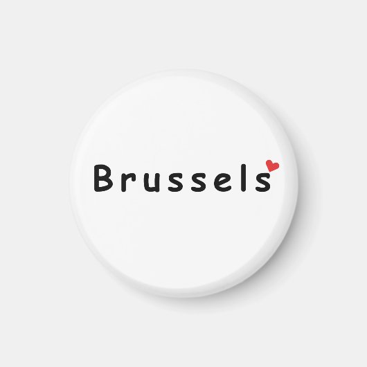I Liebe Brüssel Magnet (Vorne)
