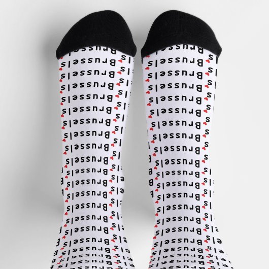 I Liebe Brüssel Socken (Oben)