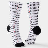 I Liebe Brüssel Socken (Gewinkelt)