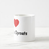 I Liebe Brüssel Sprossen Kaffeetasse (Mittel)