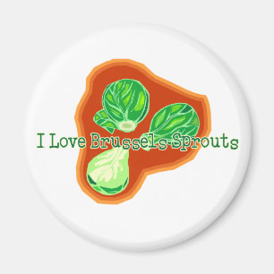 I Liebe Brüssel Sprouts Magnet
