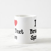 I Liebe Brüssel Sprouts T - Shirt Kaffeetasse (Mittel)