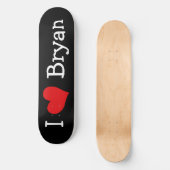 I Liebe Bryan Skateboard (Vorderseite)