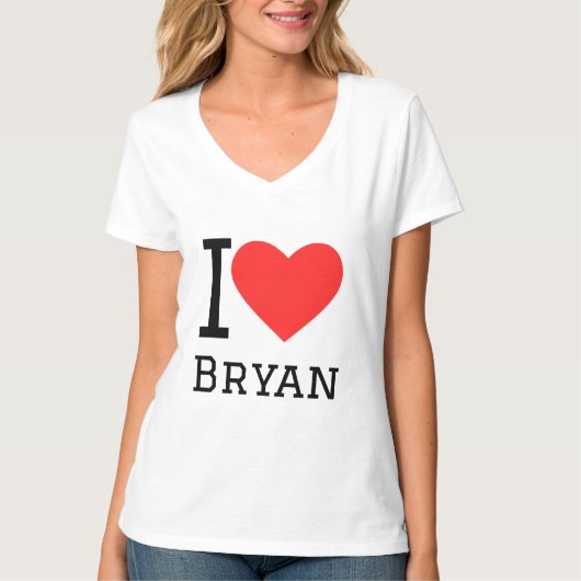 I Liebe Bryan T-Shirt (Vorderseite)
