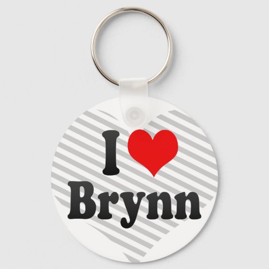 I Liebe Brynn Schlüsselanhänger (Vorderseite)
