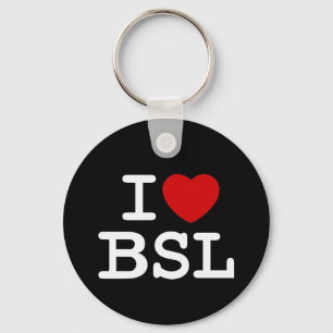 I Liebe BSL Schlüsselanhänger