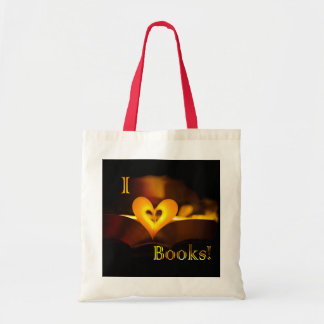 I Liebe-Bücher - I "Herz" bucht (Kerzenlicht) Tragetasche