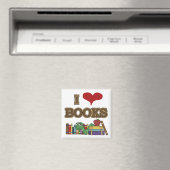 I Liebe-Bücher Magnet (In Situ (Geschirrspüler))