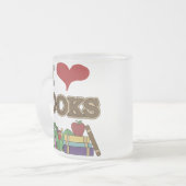 I Liebe-Bücher Mattglastasse (Vorderseite Links)