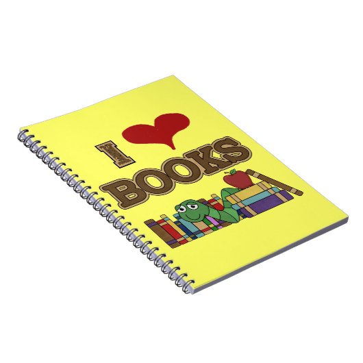 I Liebe-Bücher Notizblock (Rechte Seite)