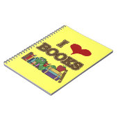 I Liebe-Bücher Notizblock (Linke Seite)