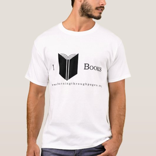 I Liebe-Bücher - Shirt (Vorderseite)