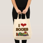 I Liebe-Bücher Tragetasche (Vorderseite (Produkt))