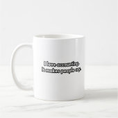 I Liebe Buchhaltung - lustige Buchhaltergastronomi Kaffeetasse (Links)