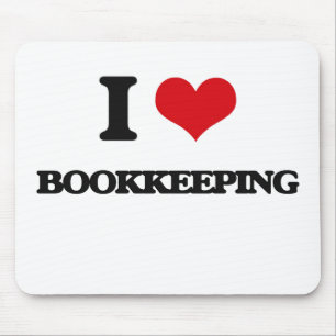 I Liebe-Buchhaltung Mousepad