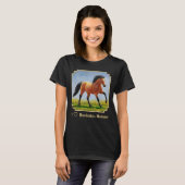 I Liebe Buckskin Pferde T-Shirt (Vorne ganz)