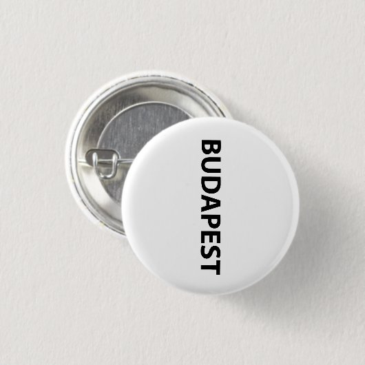 I Liebe Budapest Button (Vorne & Hinten)