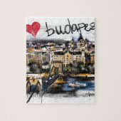 I Liebe Budapest Puzzle (Vertikal)