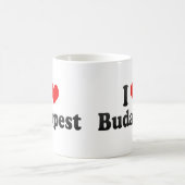 I Liebe Budapest, Ungarn Kaffeetasse (Mittel)