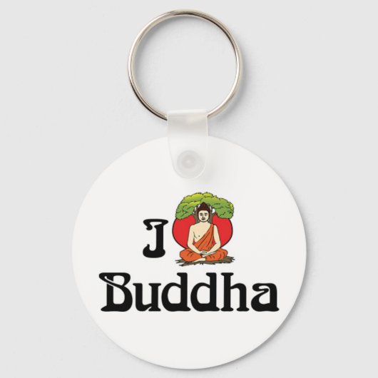 I Liebe Buddha Schlüsselanhänger (Vorderseite)