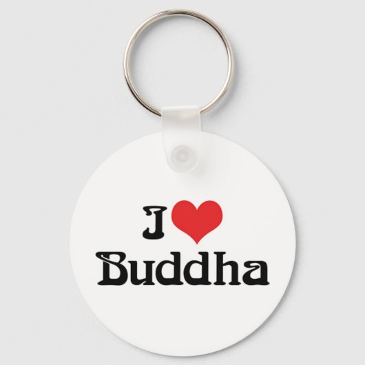 I Liebe Buddha Schlüsselanhänger (Vorderseite)