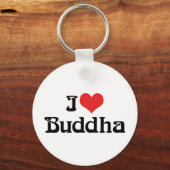 I Liebe Buddha Schlüsselanhänger (Vorderseite)