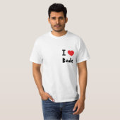 I Liebe Bude T-Shirt (Vorne ganz)