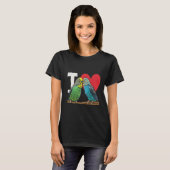 I Liebe Budgies T-Shirt (Vorne ganz)