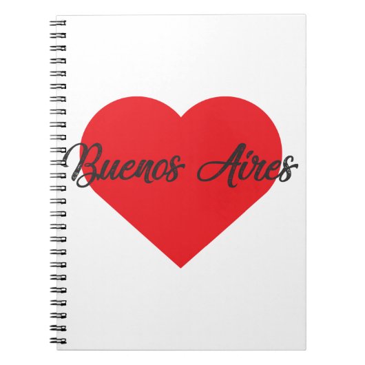 I Liebe Buenos Aires - Argentinien Notizblock (Vorderseite)
