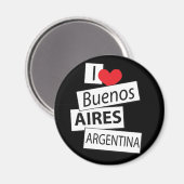 I Liebe Buenos Aires Magnet (Vorderseite/Rückseite)