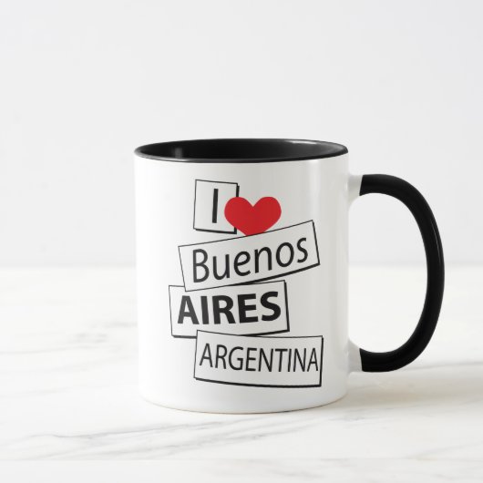 I Liebe Buenos Aires Tasse (Rechts)