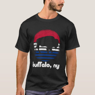 I Liebe Buffalo New York Retro Stehend Buffalo Ny T-Shirt