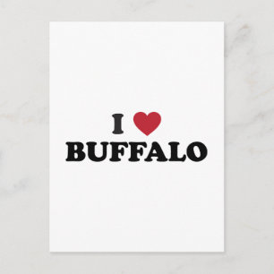 I Liebe Buffalo Postkarte