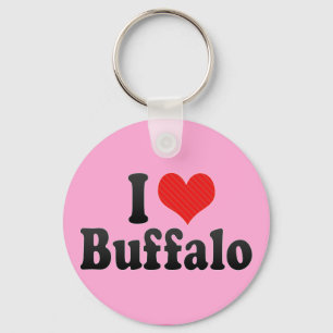 I Liebe Buffalo Schlüsselanhänger
