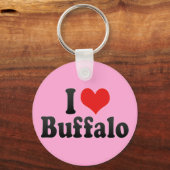 I Liebe Buffalo Schlüsselanhänger (Vorderseite)