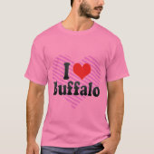 I Liebe Buffalo T-Shirt (Vorderseite)