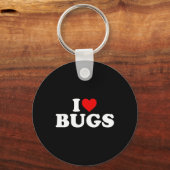 I Liebe Bugs - Herz Schlüsselanhänger (Vorderseite)